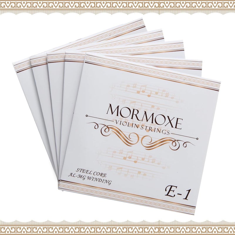 MorMoxe Violin String - Violin Strings 3/4 Full Set (G-D-A-E-E') - Steel Core for Superior Performance - Al-Mg Winding for Enhanced Sound - Violin Accessories - Image 3